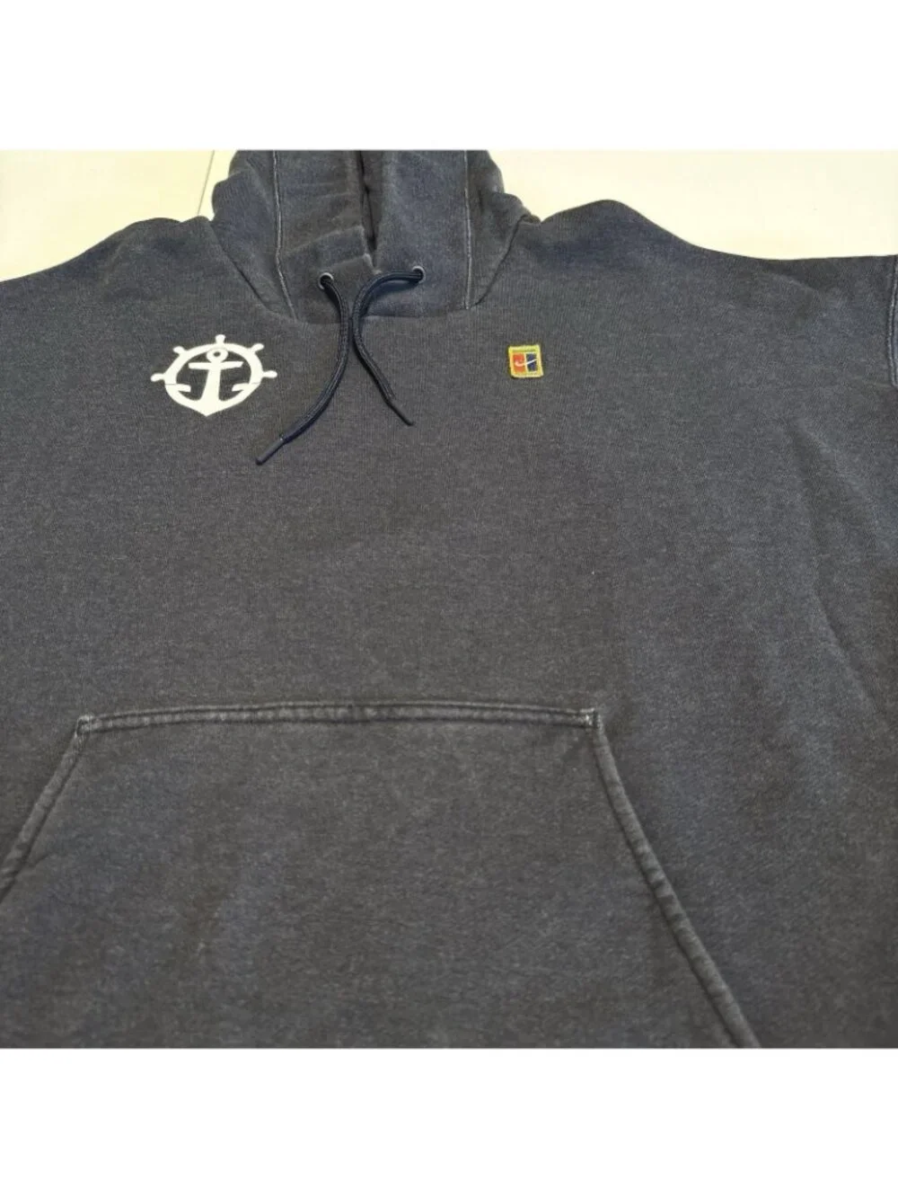 Nike Court Tennis Hoodie Sweatshirt Navy Blue Size Large L